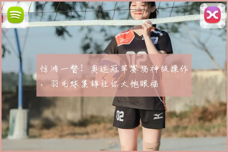 惊鸿一瞥!奥运冠军赛场神级操作,羽毛球集锦让你大饱眼福